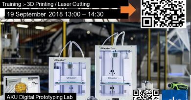 เปิดลงทะเบียน อบรมการใช้งาน เครื่องพิมพ์ 3มิติ และ เครื่องตัดด้วย Laser รุ่นที่ 1 เปิดลงทะเบียน อบรมการใช้งาน เครื่องพิมพ์ 3มิติ และ เครื่องตัดด้วย Laser รุ่นที่ 1